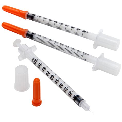 Insulin Syringe With Needle Ultra Fine Iii Ml Gauge Inch