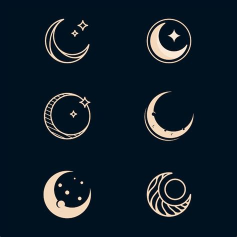 Premium Vector | Moon Vector icon design illustration Template