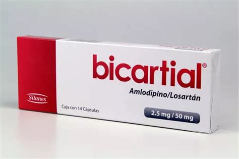 Bicartial 2 5 50mg Capsulas Con 14 Besilato De Amlodipino Envío gratis