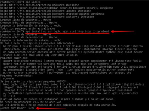 Instalación de Linux Debian 12 Bookworm netinstall en modo texto para