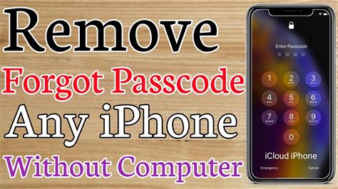 How To Unlock Iphone Passcode Without Computer Unlock Iphone Screen