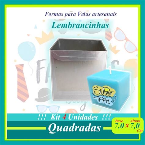 Moldes Para Velas Artesanais Quadradas X Elo