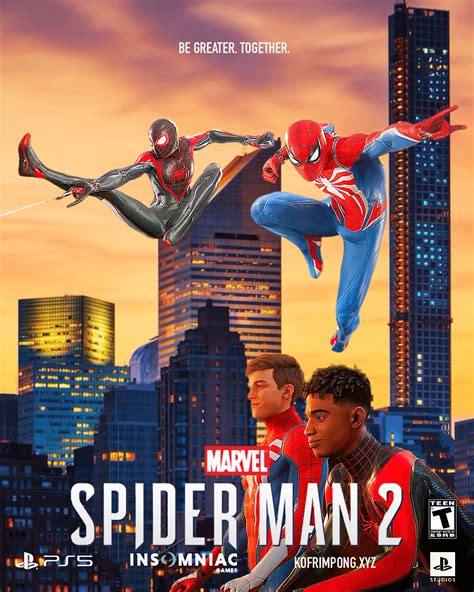 Marvels Spider Man 2 Ps5 Promo Poster On Behance