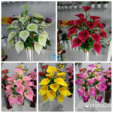 Jual Bunga Aron 24kuntum Bunga Pojok Bunga Sudut Shopee Indonesia