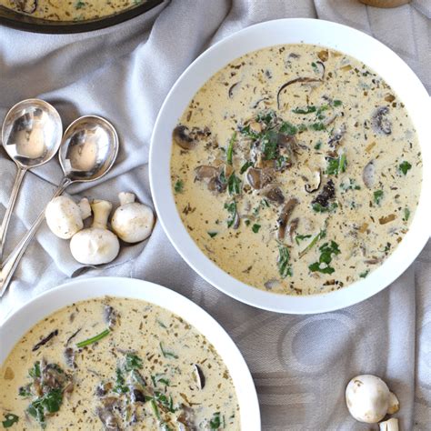 Homemade Keto Cream Of Mushroom Soup Recipe Gluten Free