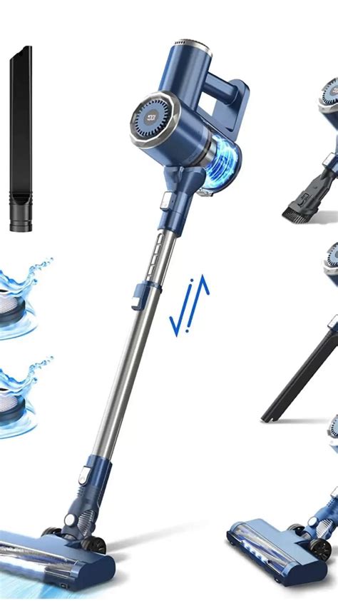 Jashen V18 Cordless Stick Vacuum Cleaner 350w Power Strong Suction 2