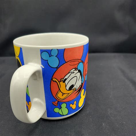 Disney Mickey Minnie Goofy Pluto Donald Duck Ceramic Coffee Mug