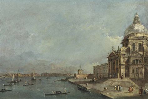 Francesco Guardi Venice Santa Maria Della Salute And The