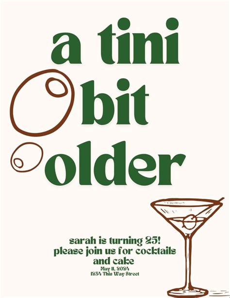 A Tini Bit Older In 2024 25th Birthday Parties Dirty 30th Birthday