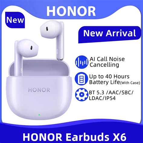 Honor Earbuds X6 Tws Earphone Bluetooth 5 3 Call Noise Cancelling True Wireless Headphone 40