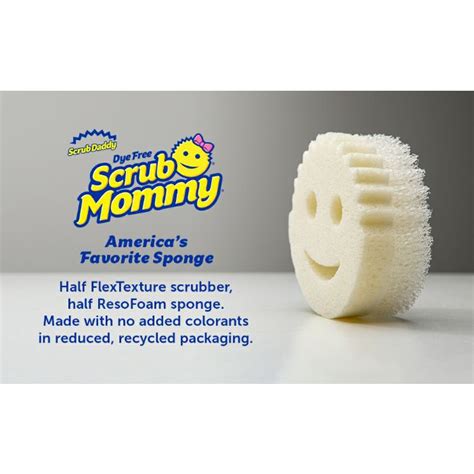 Scrub Daddy My Scrub Mommy Dual Sided Flextexture With Resofoam