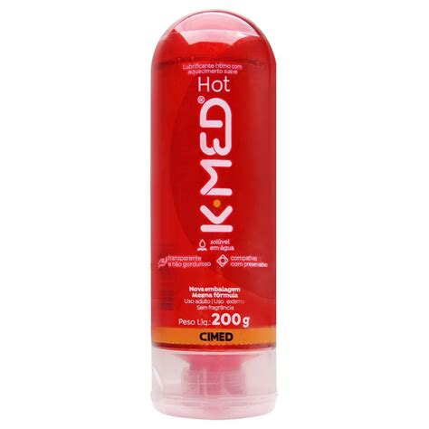 K med Hot Lubrificante íntimo 200g Cimed Gall