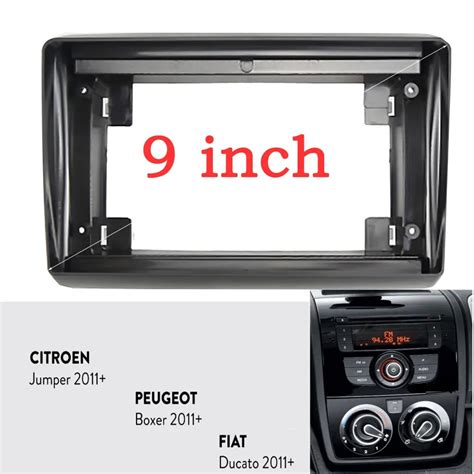 Inch Car Fascia Radio Panel For Citroen Jumper Relay Peugeot Boxer