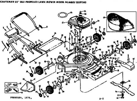 Craftsman Ez Walk Lawn Mower Parts Diagram