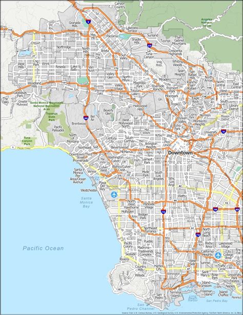 Los Angeles Neighborhood Map Gis Geography