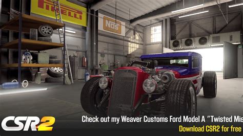 CSR2 Model A Weaver Customs Twisted Mistress Prize Car Tune