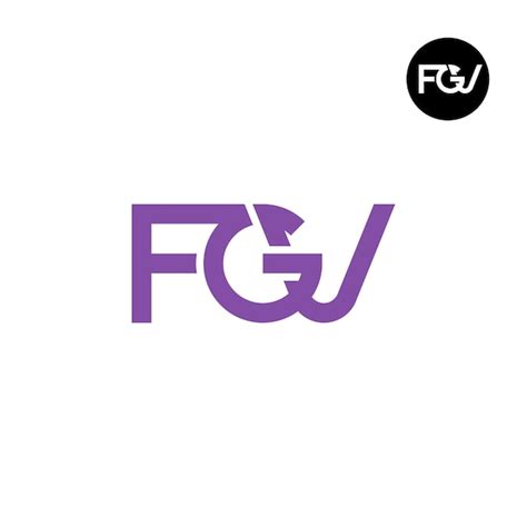 Premium Vector | Letter FGV Monogram Logo Design