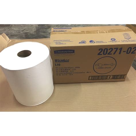 WYPALL L10 Jumbo Roll Wipers 20271 2 Rolls X 600m Wyapll 20271