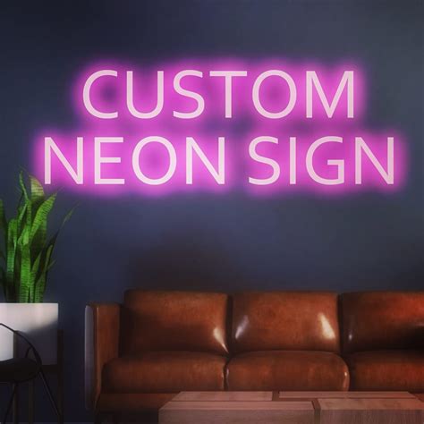 Amazon Custom Neon Signs Personalized Dimmable LED For Wall Decor