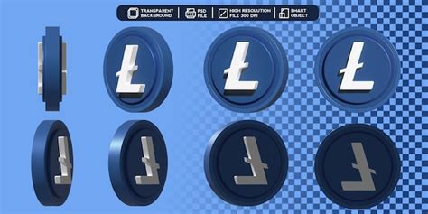 Premium Psd Litecoin D Icon Logo Set Of Cryptocurrency