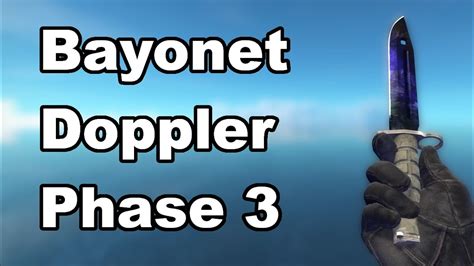 Bayonet Doppler Phase 3 CSGO Skin Showcase YouTube