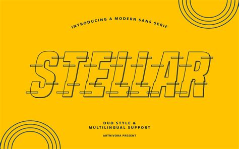 Stellar Modern Sans Serif Yazı Tipi Templatemonster