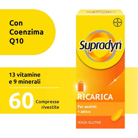 Supradyn Ricarica Integratore Vitamine E Sali Minerali Compresse