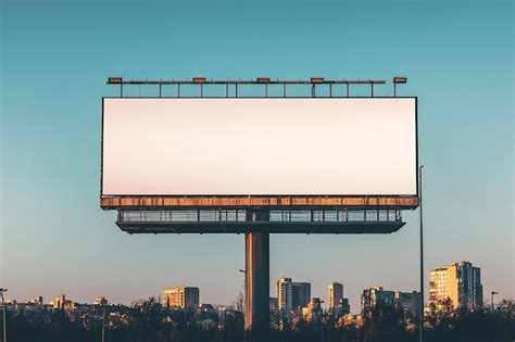 A Billboard That Has The Word Billboard On It Premium Ai Generated Image