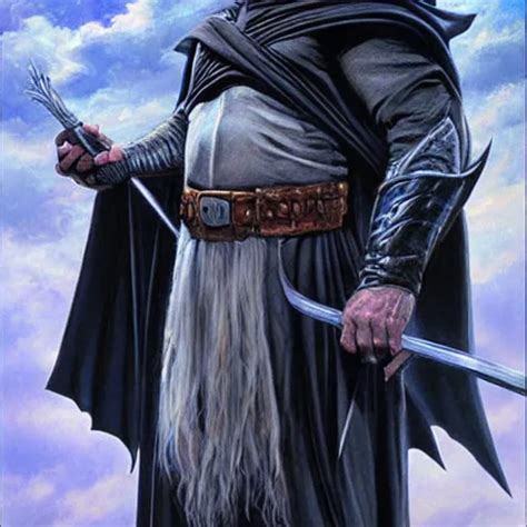 Gandalf As Batman By Donato Giancola And Artgerm Stable Diffusion