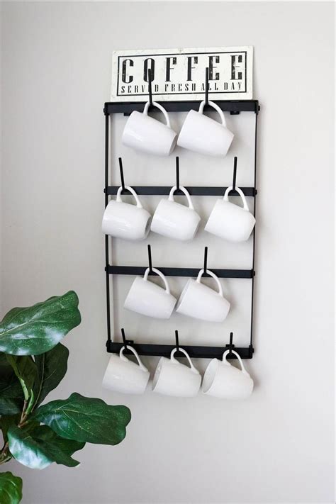 20++ Metal Wall Mug Rack - HOMYHOMEE