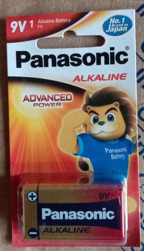 Yellow Panasonic Alkaline 9v Battery Pack Of 1 Model Namenumber Panasonic9v At Rs 140piece