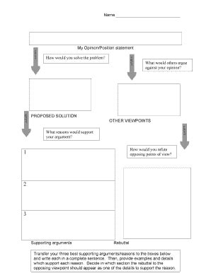 Fillable Online Outline For Writing A Persuasive Essay