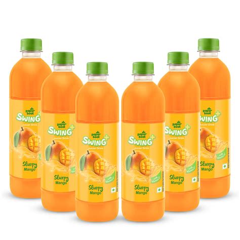 Paperboat Swing Slurpy Mango Juice With Vitamin D 600 Ml Each Pack