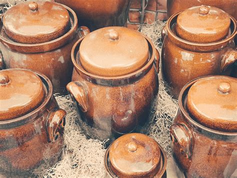 Brown Fermentation Pots Free Stock Photo Public Domain Pictures