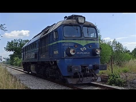 ST44 PKP Cargo luzem na stacji Świdnica Przedmieście Pociągi Świdnica