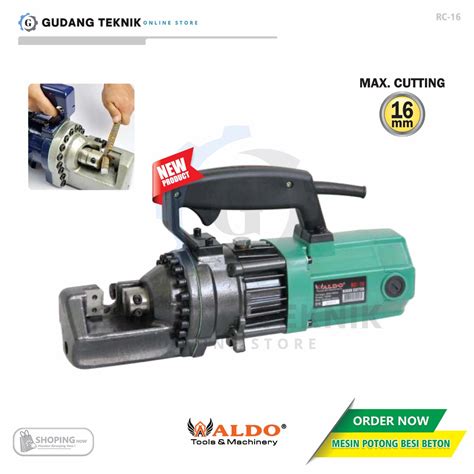 Jual Mesin Potong Besi Beton Electric Mm Aldo Rc Rebar Cutter