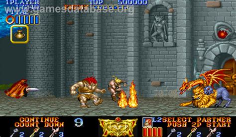 Magic Sword Heroic Fantasy Arcade Artwork In Game