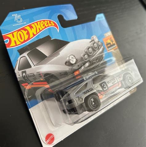 Hot Wheels Porsche S Safari Silver With Black Wheels Short Card Hard To Find Collector