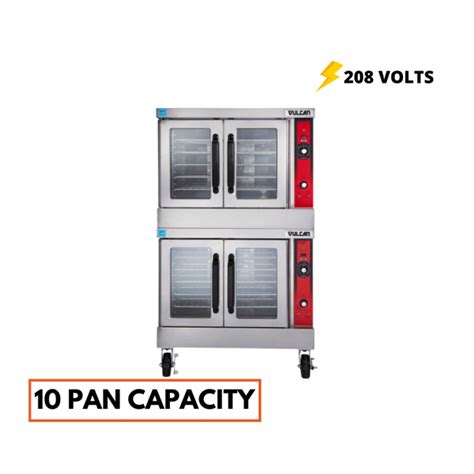 Vulcan VC55ED 40 Double Deck Electric Convection Oven With Digital