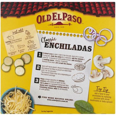 Old El Paso Recipes Chicken Enchiladas