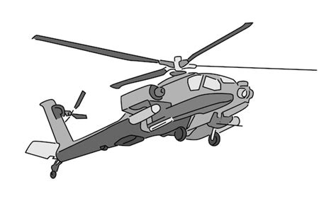 Premium Vector Line Art Color Of Helicopter Vector Illustration