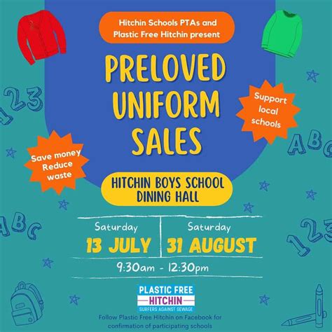 Preloved Uniform Sale Visit Hitchin