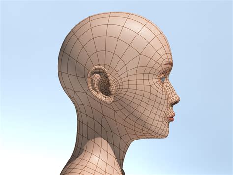 3d Character Wireframe 5 By Ulisses3d On Deviantart