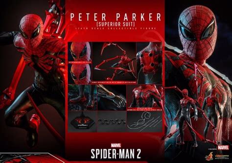 Hot Toys Marvel S Spider Man Peter Parker Superior Suit Sixth Scale Fig VGM EBay