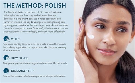 Amazon Lancer Skincare The Method Polish Facial Exfoliator