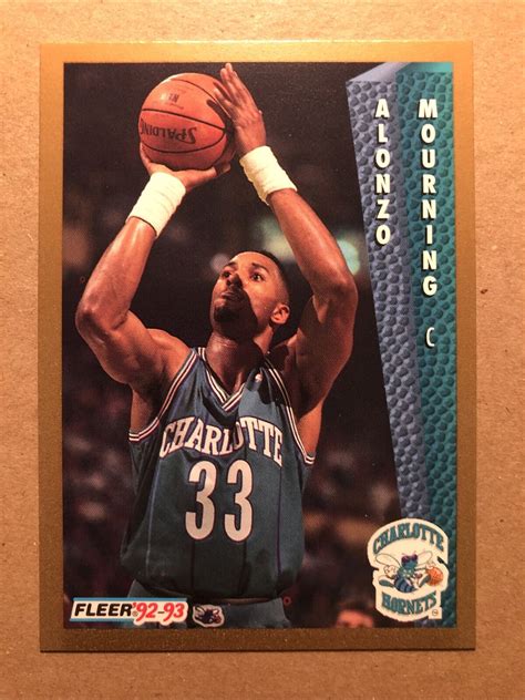 Fleer Alonzo Mourning Rc For Sale Online Ebay