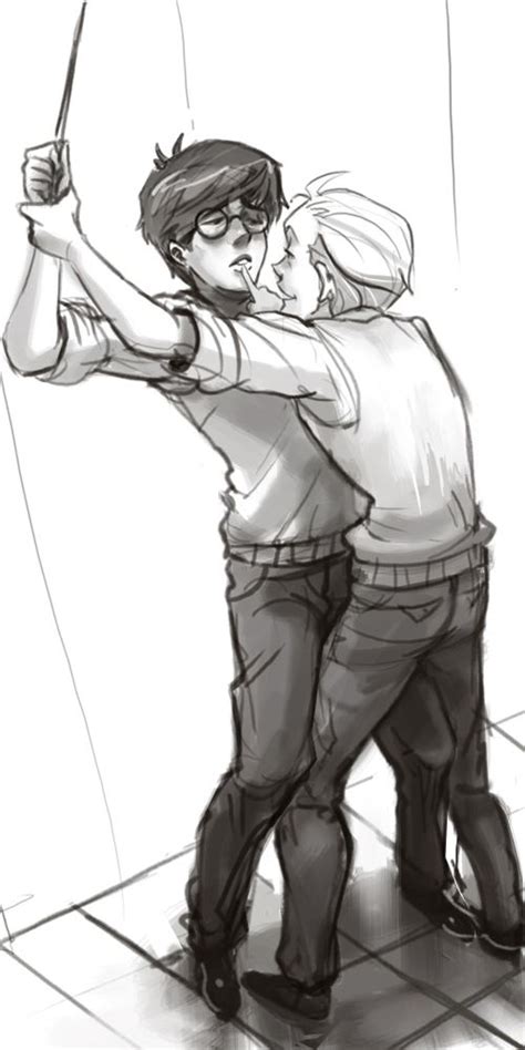 Uhh Harry And Draco By Bakanaartist On DeviantART Gay Harry Potter Harry Drarry