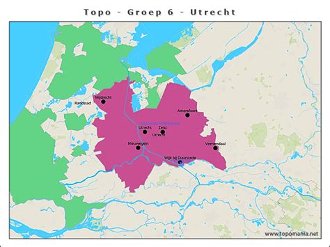 Topografie Topo Groep 6 Utrecht Topomania Net