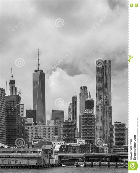 Lower Manhattan In New York City Stock Image Image Of Financial