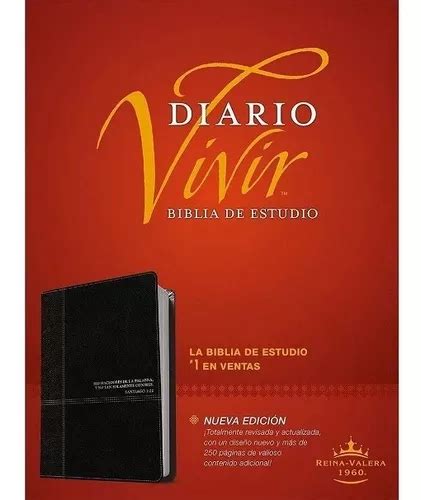 Biblia De Estudio Diario Vivir Rvr1960 Imitación Piel Envío gratis